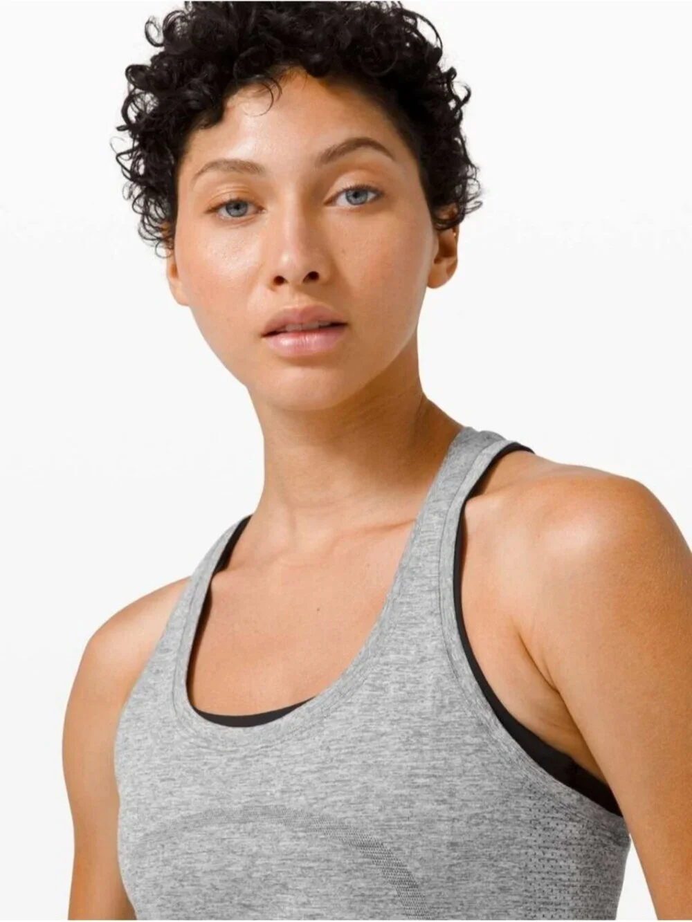 Lululemon Swiftly Tech Racerback 2.0 Slate / White